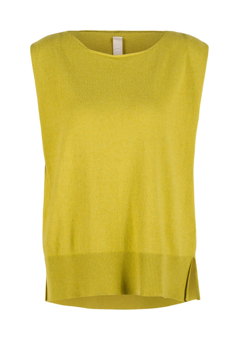 Svetr 501 - Wool viscose blend with cashmere - 130CANARY - 60250713006