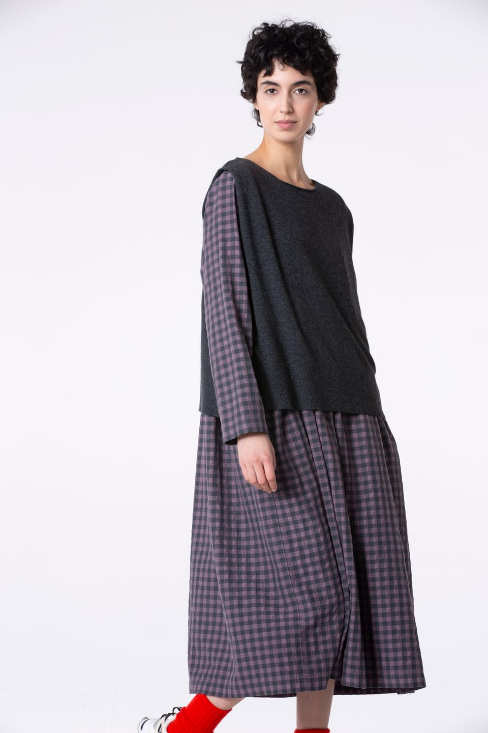 Svetr 501 - Wool viscose blend with cashmere - 960RIDGE - 60250713006