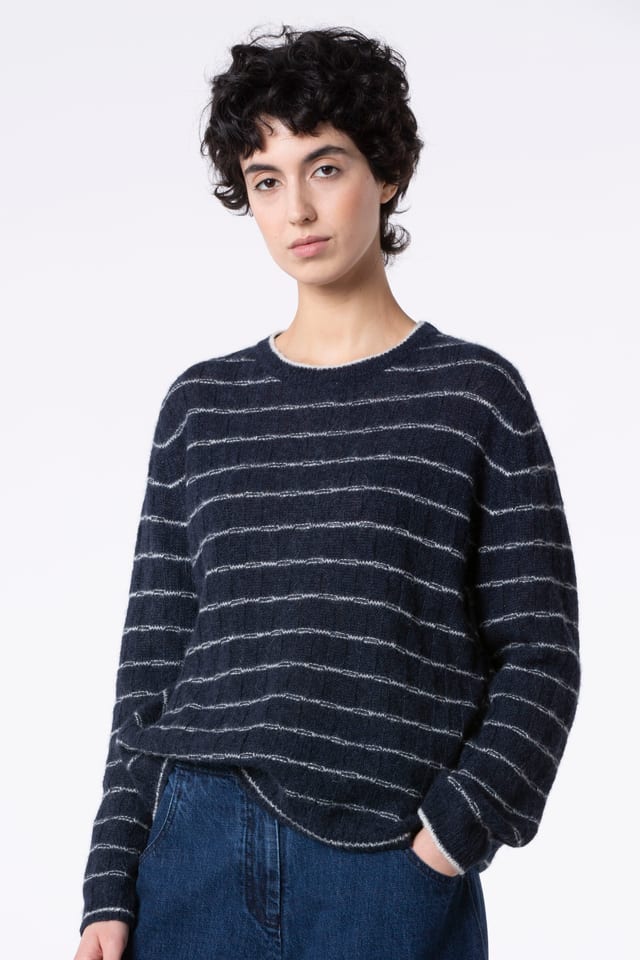 Pullover 507 - Alpaca silk blend - 470NOCTURNE - 60250713007