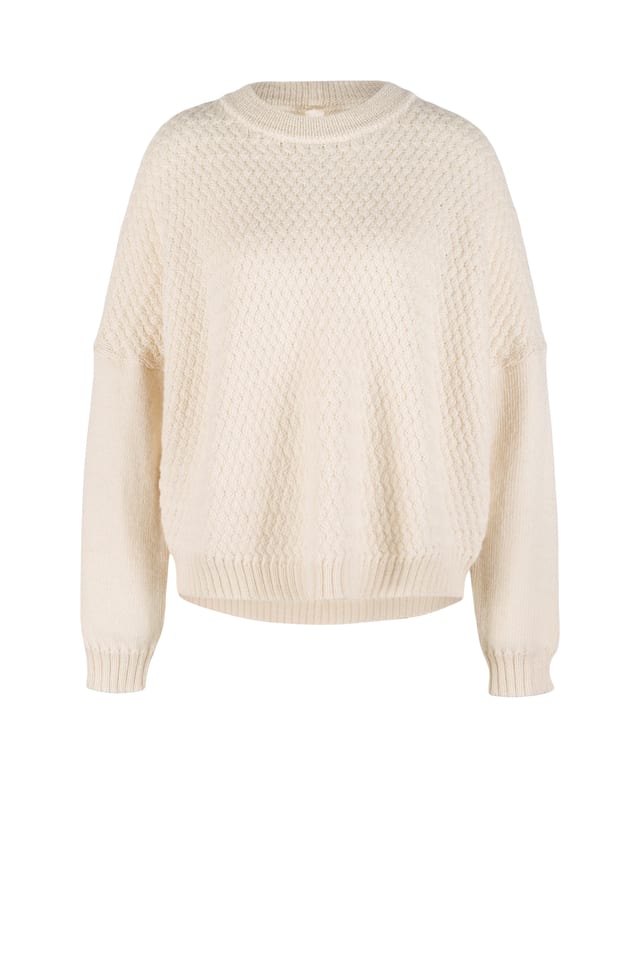 Pullover 508 - Alpaca-merino blend - 110CREAM - 60250713008