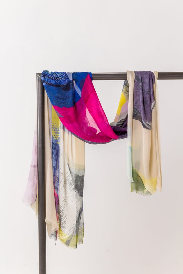 Scarf 518 - Modal silk blend - 130CANARY - 60250714018