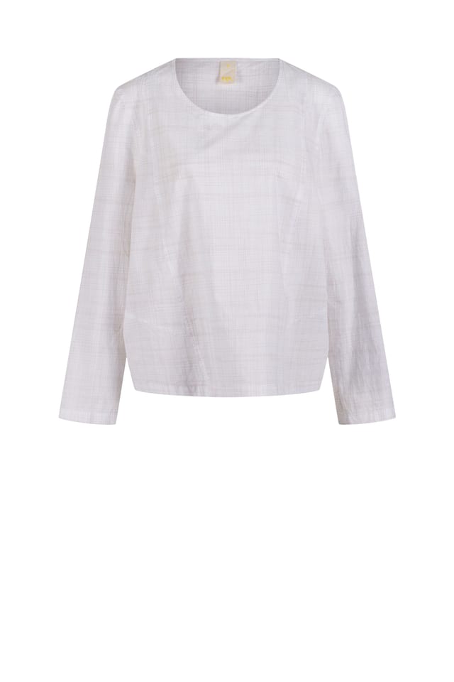 Bluse 501 - Baumwollkaro - 770FOREST - 60250910004