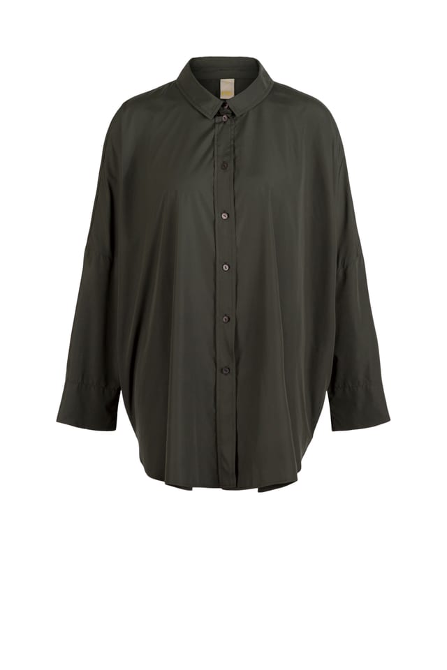 Blouse 503 - Parachute silk - 770FOREST - 60250910006