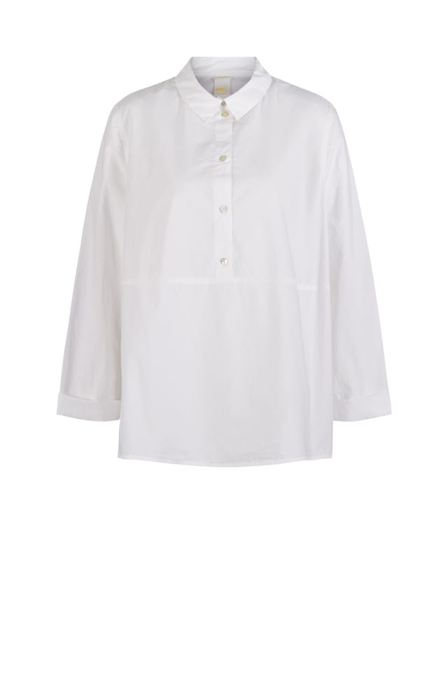 Blouse 502 - Cotton poplin - 100WHITE - 60250910015
