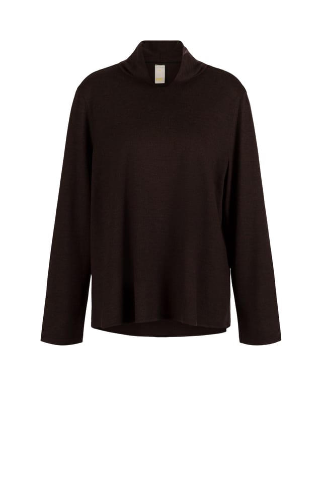 Pullover 501 wash - Wool jersey - 890PEAT - 60250910016