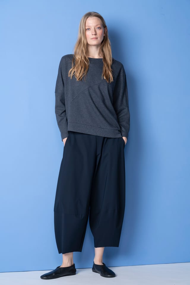 Trousers 6505 - Techno-stretch - 490NAVY - 10260710505