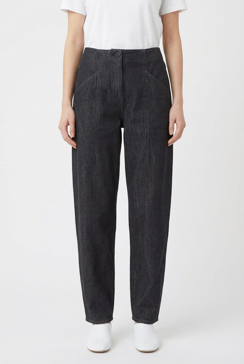 Trousers 6508 wash - Cotton denim - 990BLACK - 10260710508