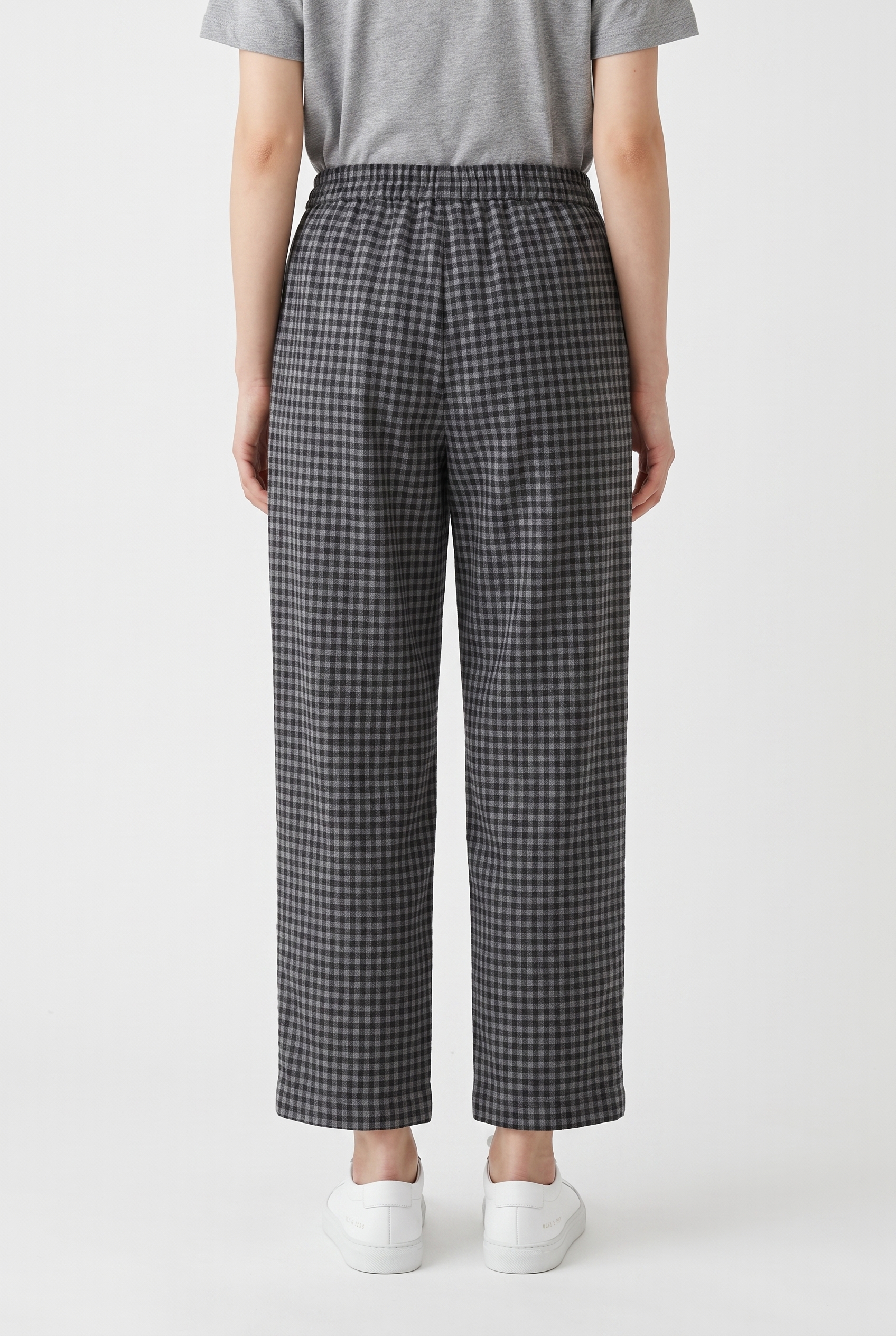 Trousers 6514 960CADMIUM Wool blend with gingham check