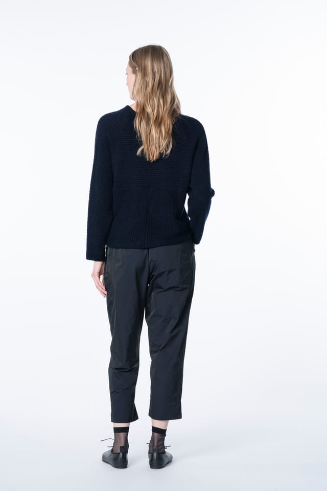 Trousers 6515 - Polyester memory taffeta - 490NAVY - 10260710515