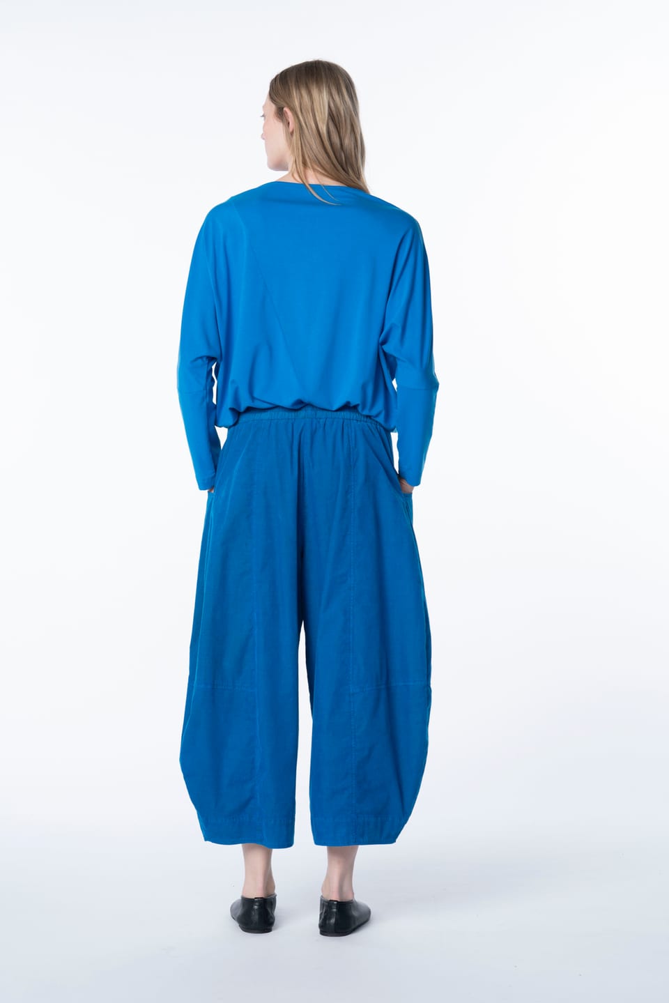 Trousers 6518 - Cotton needlecord with stretch - 542HORIZON - 10260710518