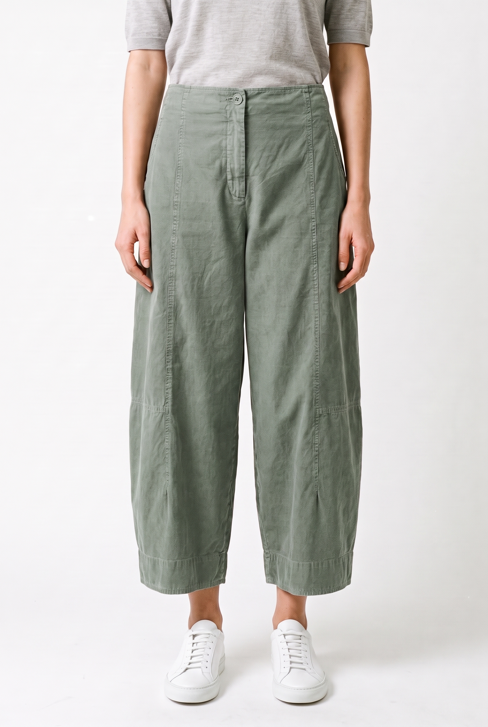 Trousers 6518 642MYRTLE Cotton needlecord with stretch