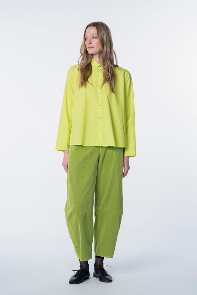 Broek 6521 - Katoenen ribfluweel - 732NEON - 10260710521