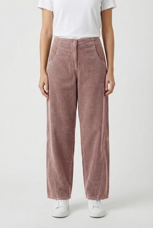 Pantalon 6522 - velours côtelé en pur coton - 332QUARTZ - 10260710522