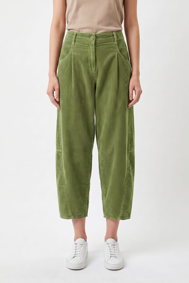 Trousers 6522 - Pure cotton corduroy - 732NEON - 10260710522
