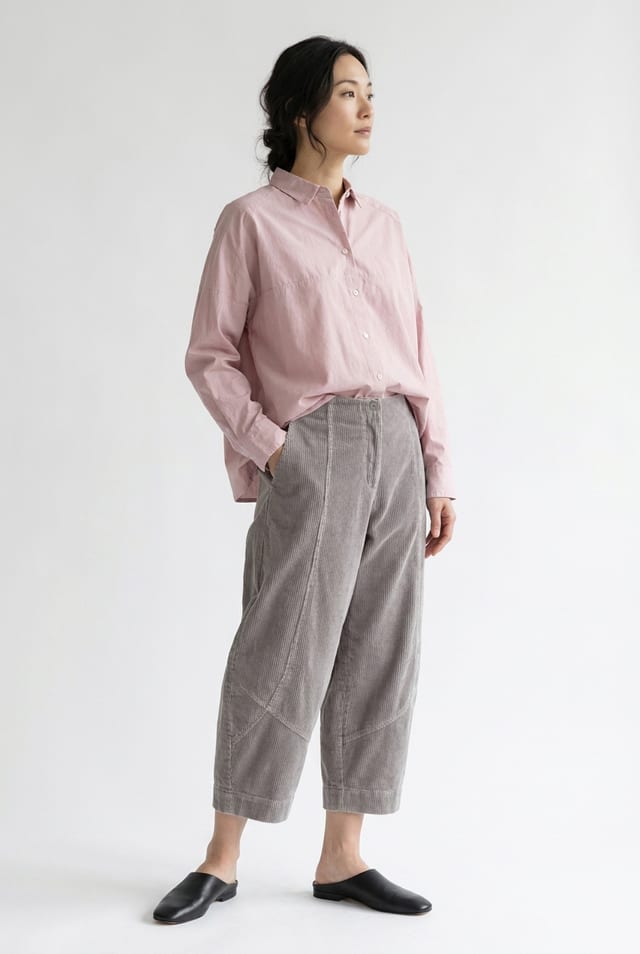 Trousers 6523 - Pure cotton corduroy - 10260710523
