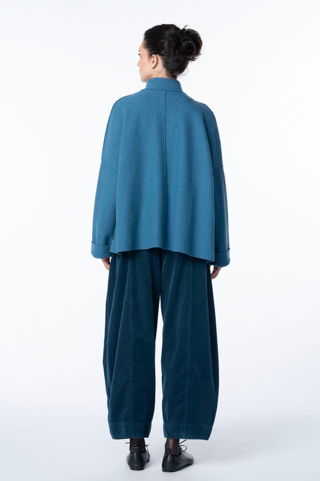 Trousers 6523 - Pure cotton corduroy - 452LAKE - 10260710523