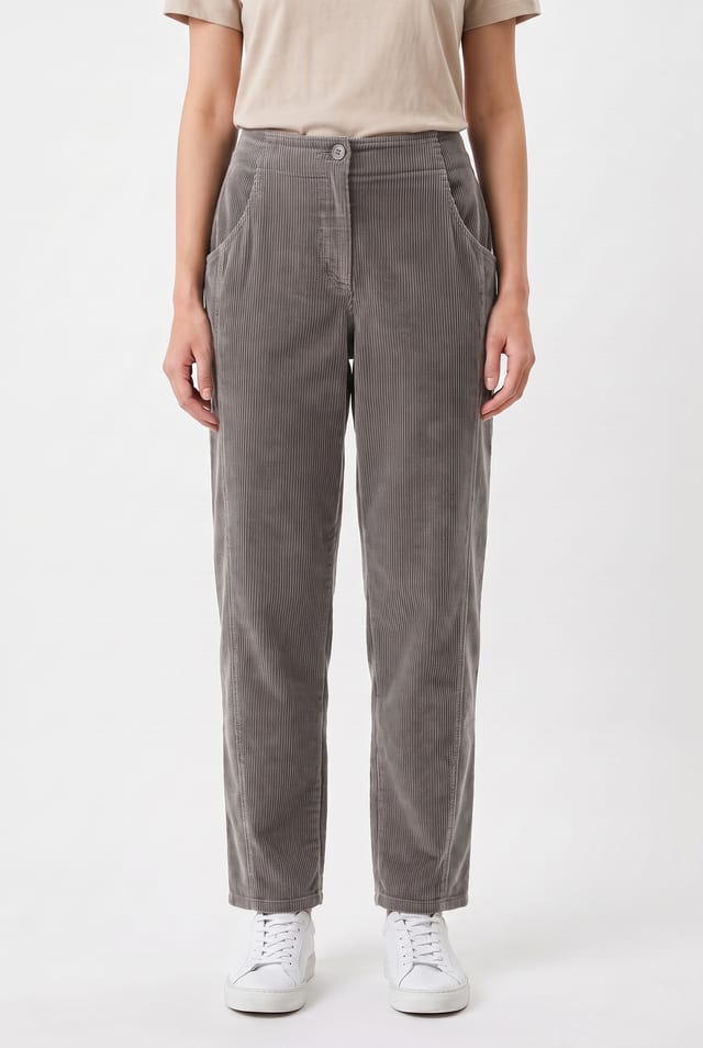 Trousers 6525 - Pure cotton corduroy - 10260710525