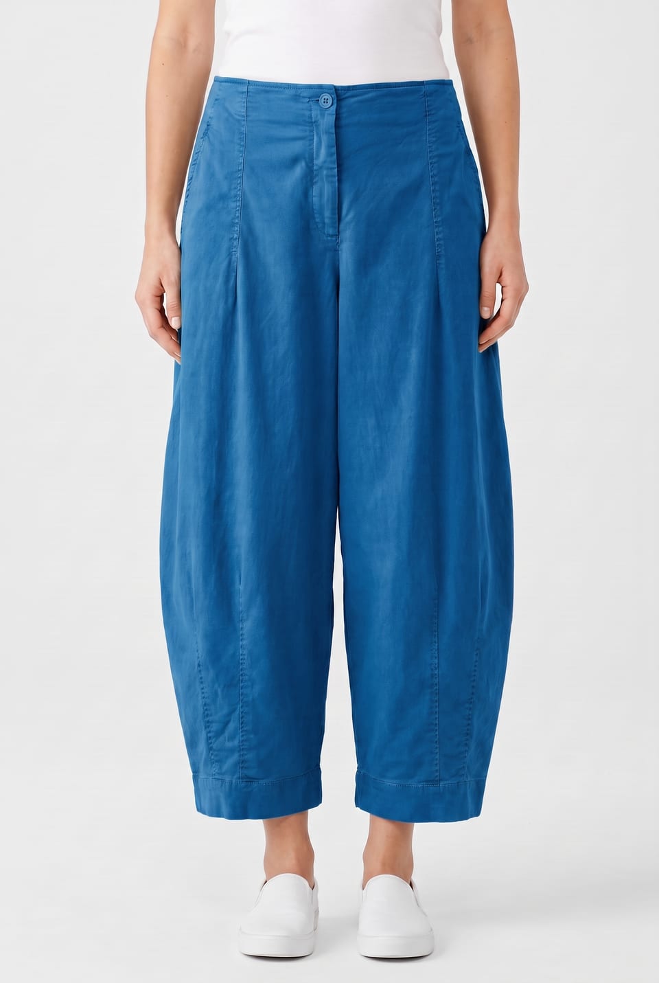 Trousers 6528 - Cotton lyocell moleskin with stretch - 542HORIZON - 10260710528