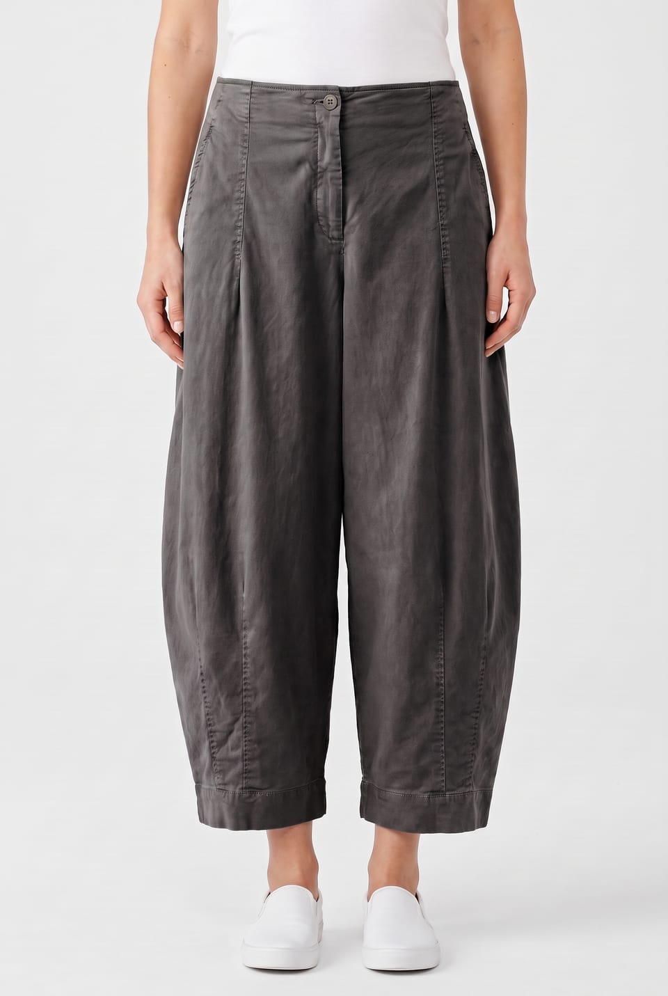Trousers 6528 - Cotton lyocell moleskin with stretch - 962CADMIUM - 10260710528