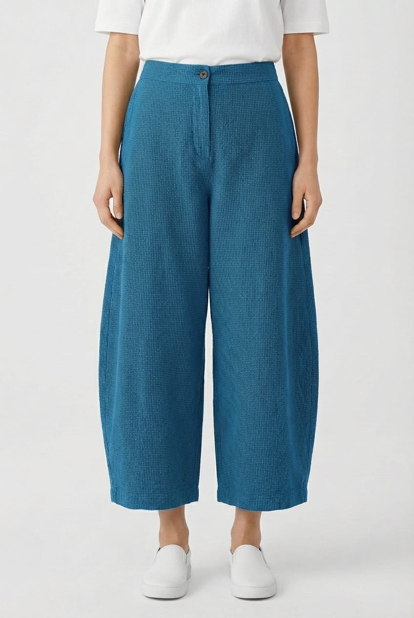 Trousers 6530 - Dobby cotton check - 540HORIZON - 10260710530