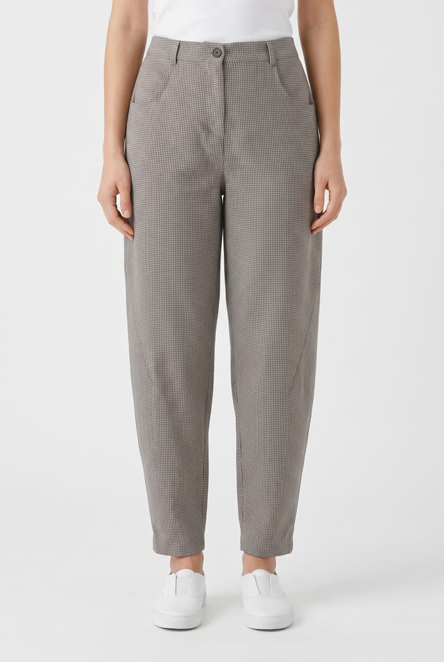 Pantalon 6531 - Coton à carreaux Dobby - 120ECRU - 10260710531