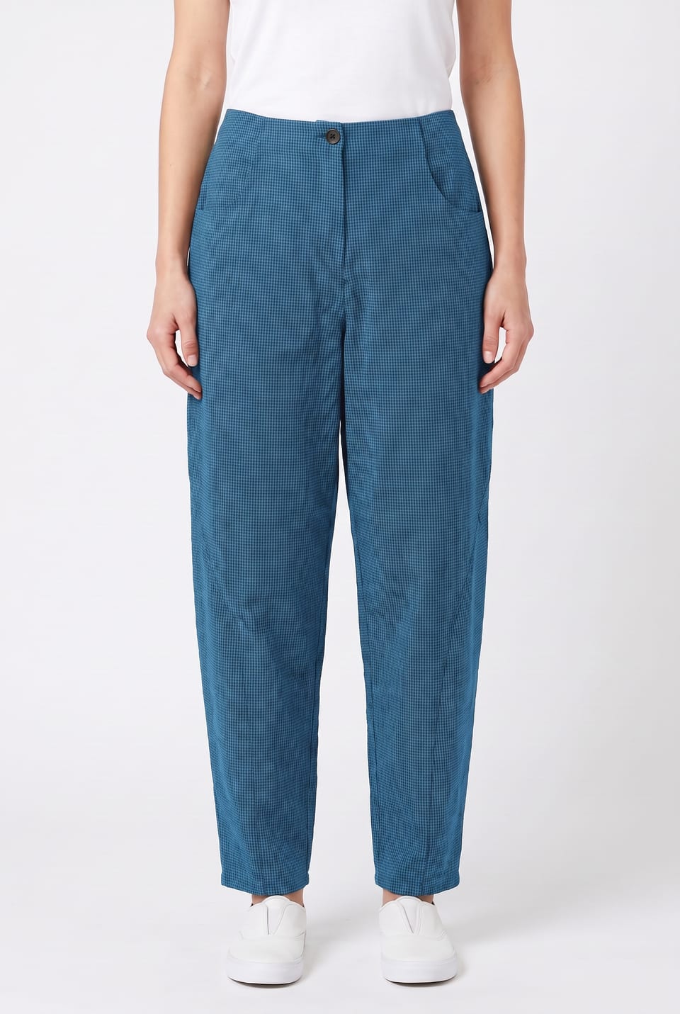 Trousers 6531 - Dobby cotton check - 540HORIZON - 10260710531