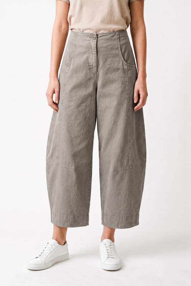Trousers 6533 - Brushed cotton with a fine texture - 10260710533