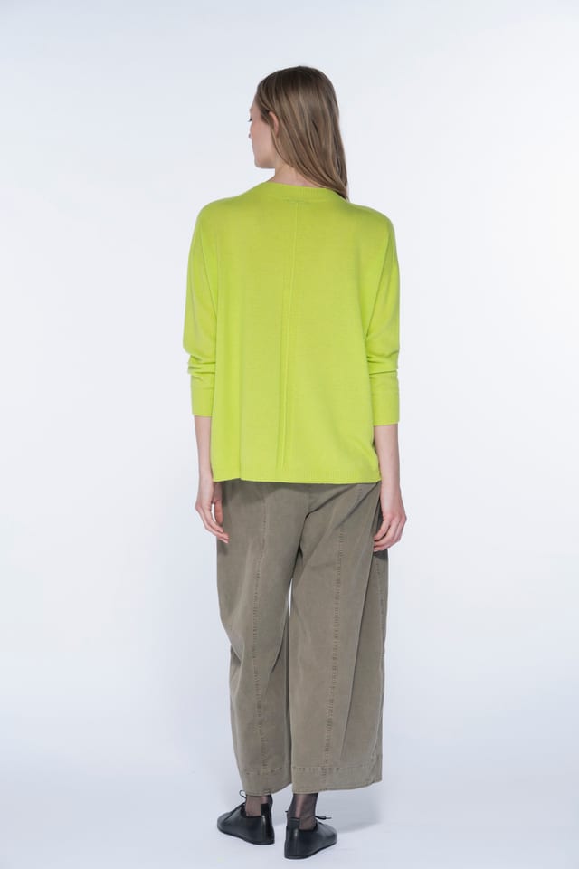 Trousers 6533 - Brushed cotton with a fine texture - 832INCENSE - 10260710533