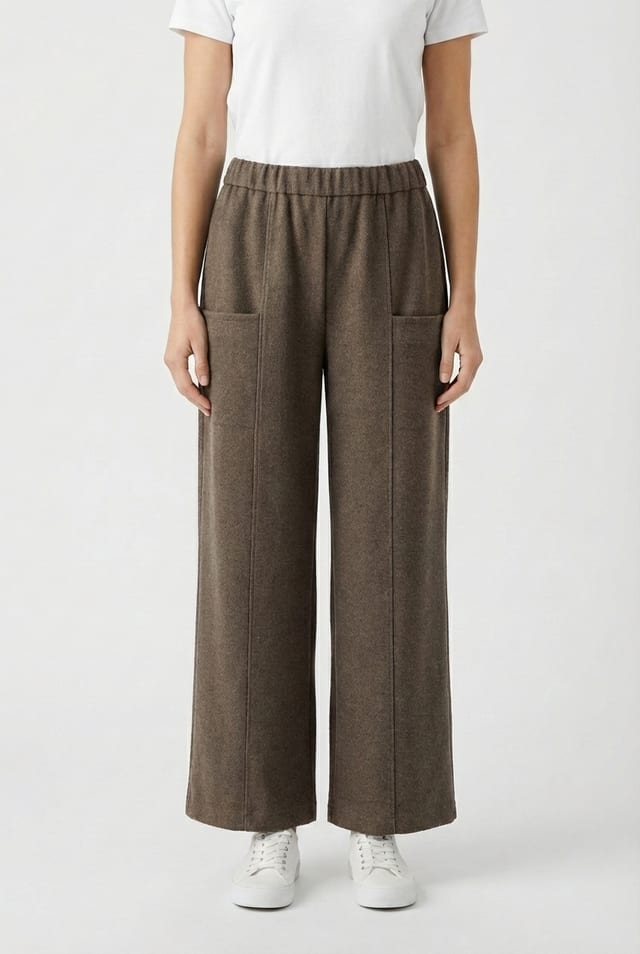 Pantalon 6539 - jersey jacquard sergé - 750MEADOW - 10260710539