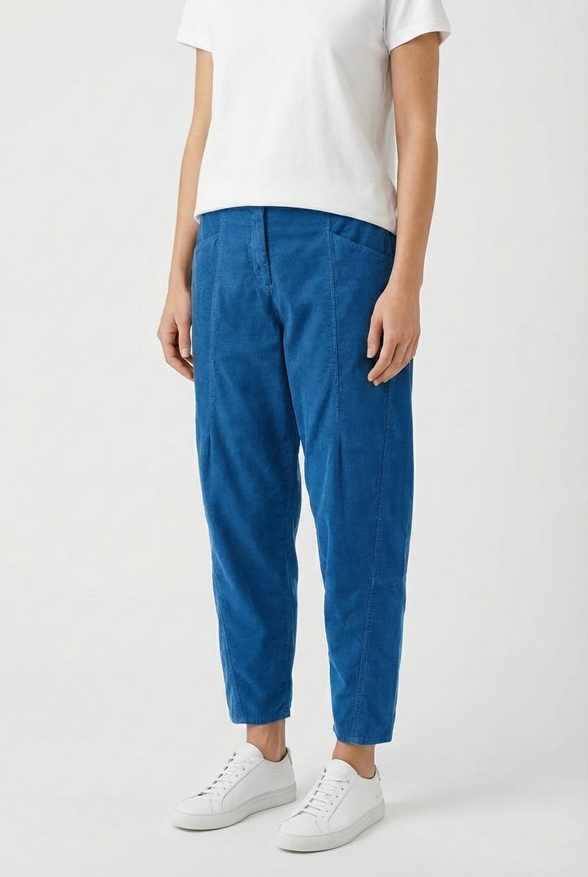 Trousers 6541 - Cotton needlecord with stretch - 542HORIZON - 10260710541