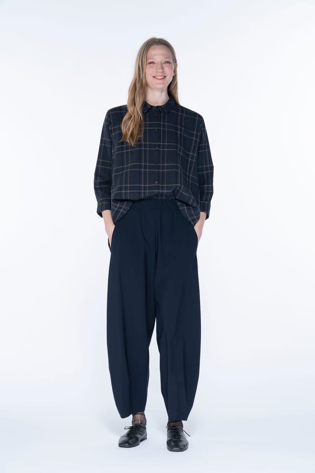 Trousers 6542 - Techno-stretch - 490NAVY - 10260710542