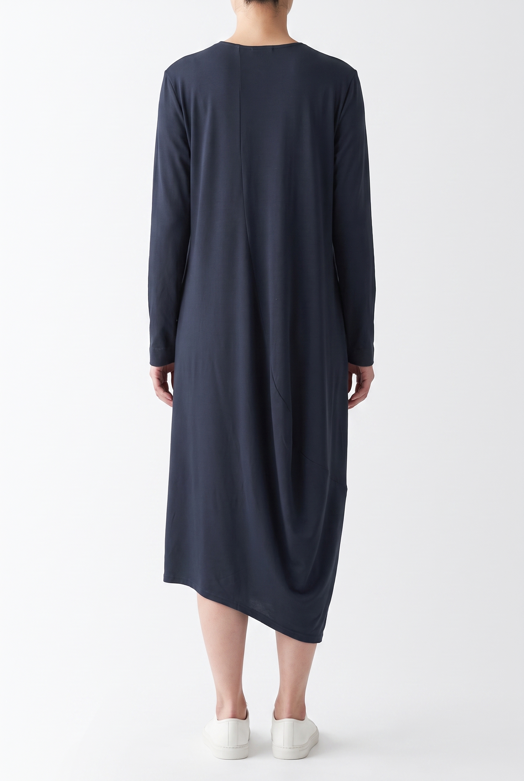 Kleid 6552 Blue Fließender Lyocell-Jersey