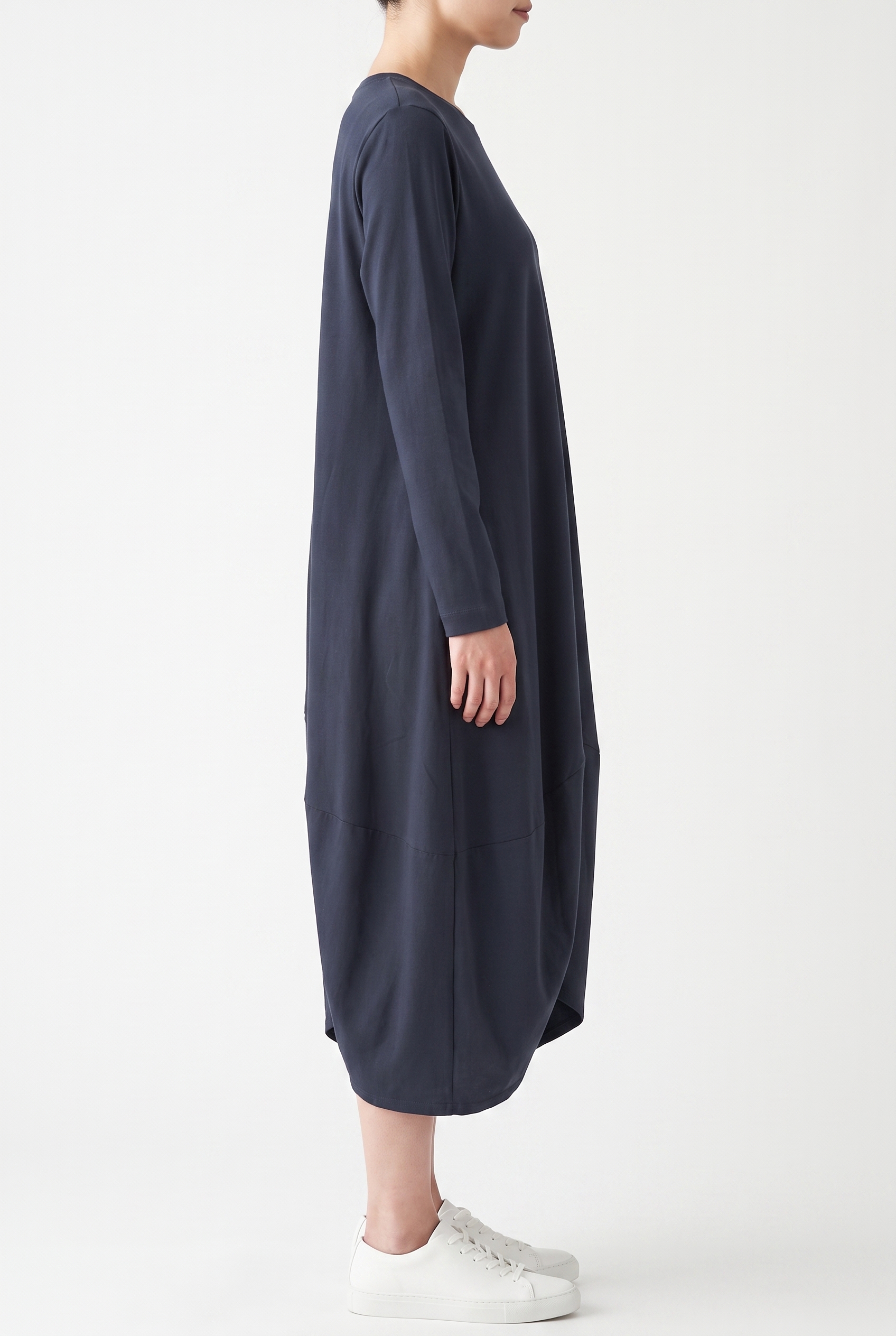 Kleid 6552 Blue Fließender Lyocell-Jersey