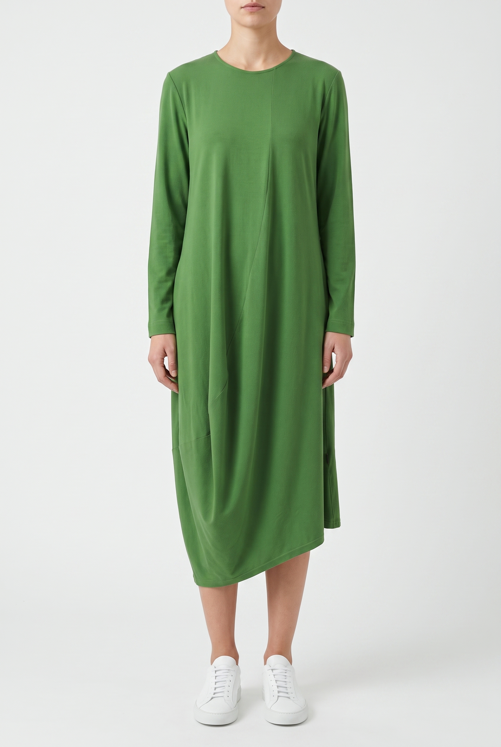 Kleid 6552 660GREEN Fließender Lyocell-Jersey