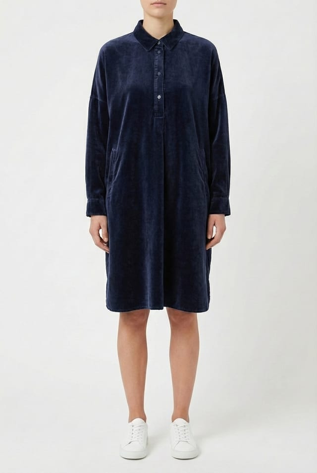 Jurk 6556 - Lyocell-twill - 490NAVY - 10260710556