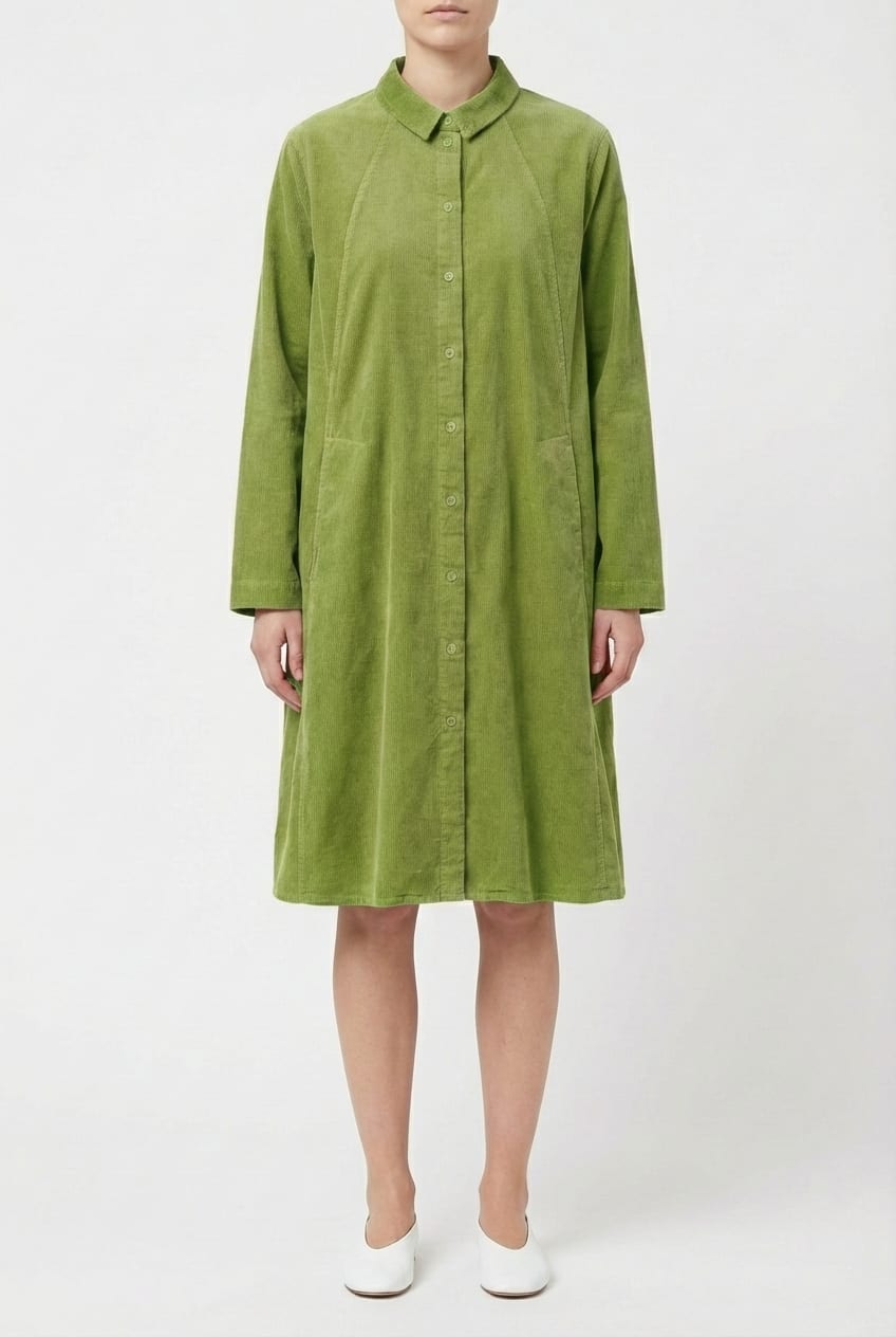 Dress 6558 - Elastischer Baumwoll-Feincord - 732NEON - 10260710558