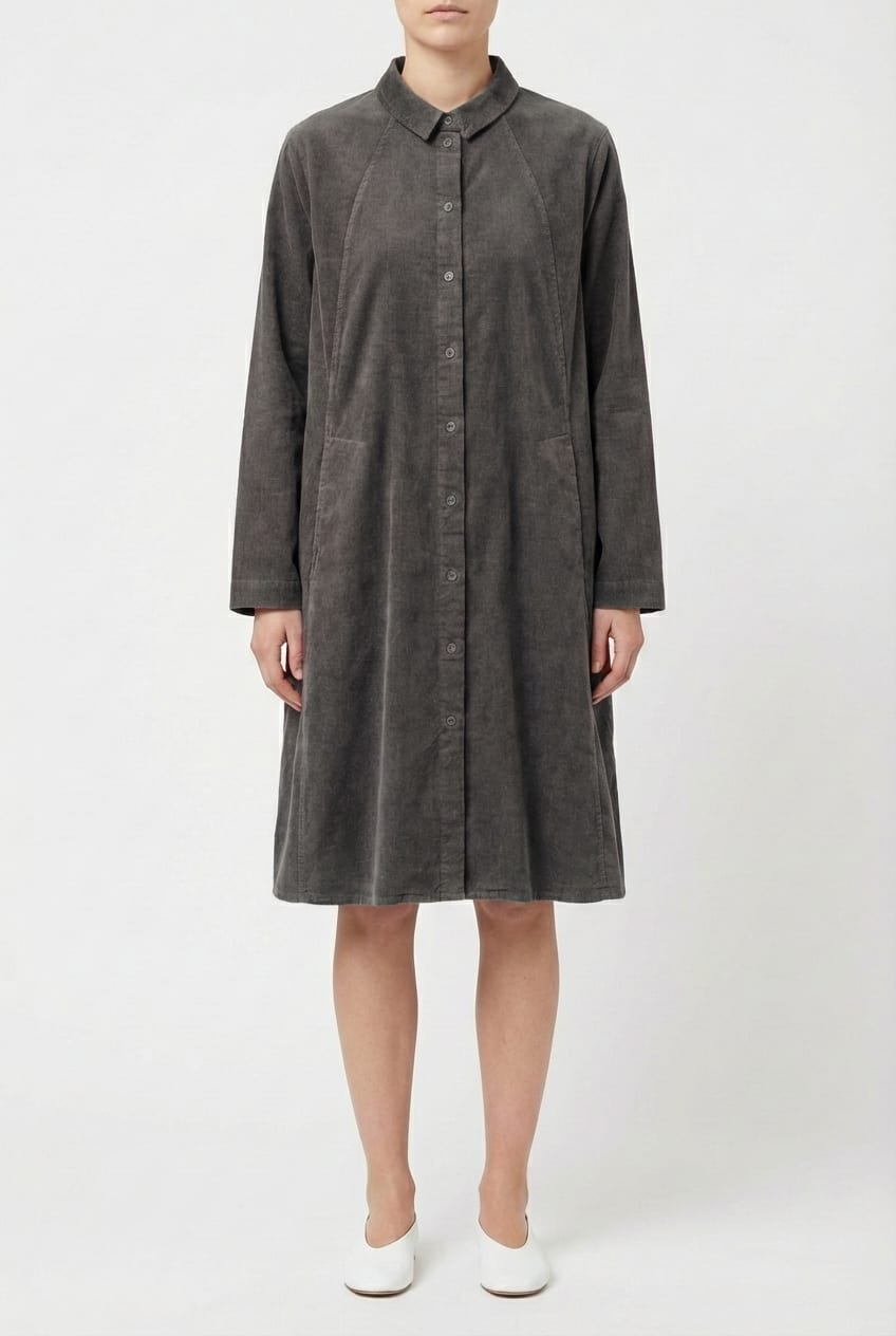 Dress 6558 - Elastischer Baumwoll-Feincord - 962CADMIUM - 10260710558