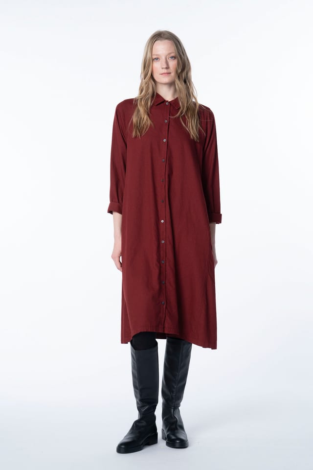 Jurk 6560 - Katoenen flanel - 360SYRAH - 10260710560