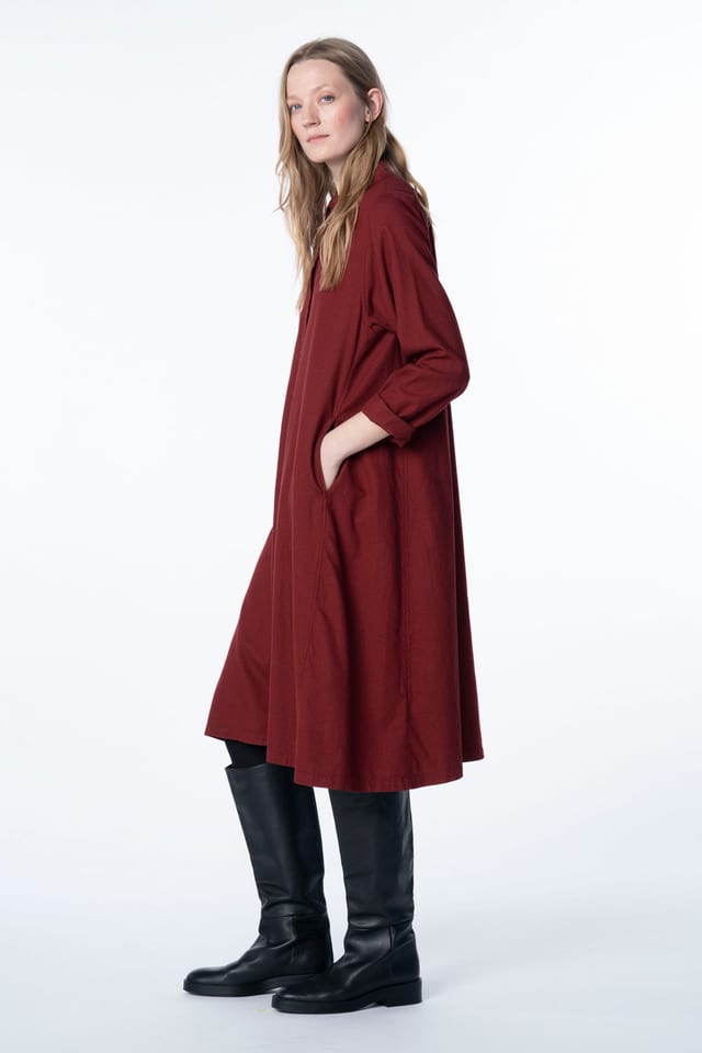 Jurk 6560 - Katoenen flanel - 360SYRAH - 10260710560