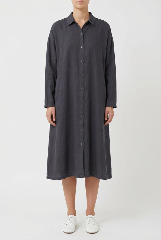 Dress 6560 - Baumwollflanell mit Hahnentrittmuster - 490NAVY - 10260710560