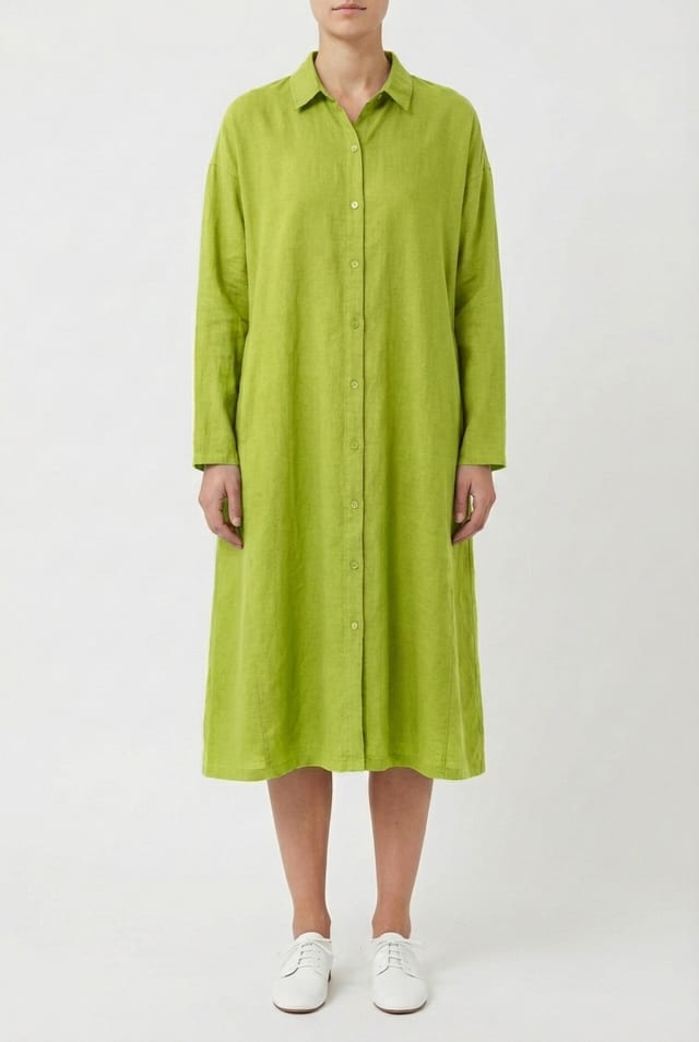 Dress 6560 - Baumwollflanell mit Hahnentrittmuster - 730NEON - 10260710560