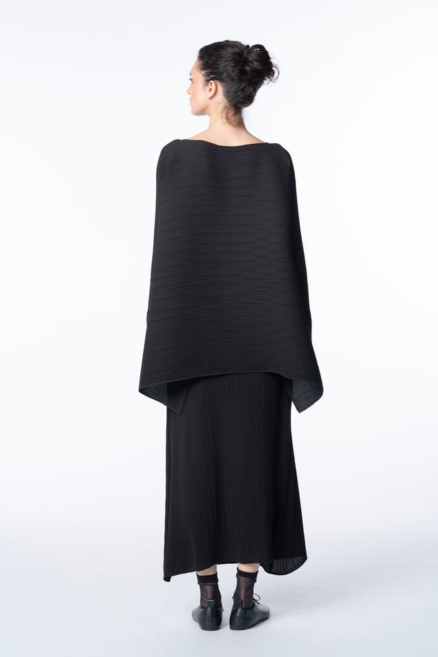 Chemisier 6582 - Coton dobby stretch brossé - 990BLACK - 10260710582
