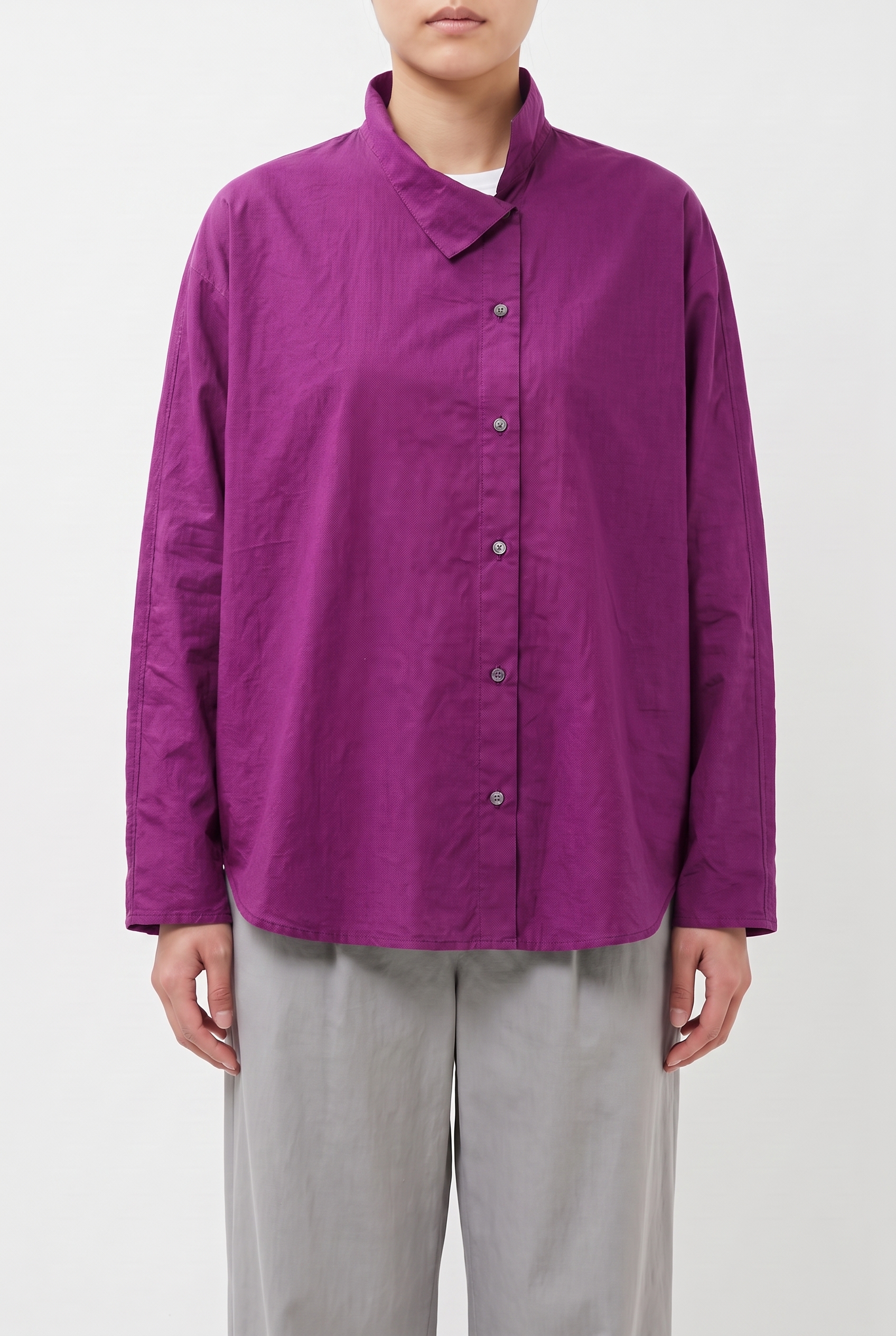 Blouse 6583 370AMETHYST Cotton Poplin