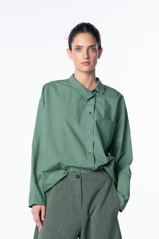 Blouse 6583 - Cotton Poplin - 640MYRTLE - 10260710583