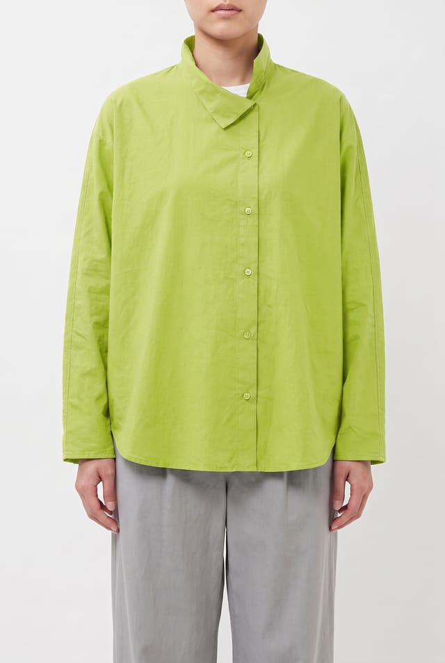 Blouse 6583 - Cotton stretch velvet - 730NEON - 10260710583