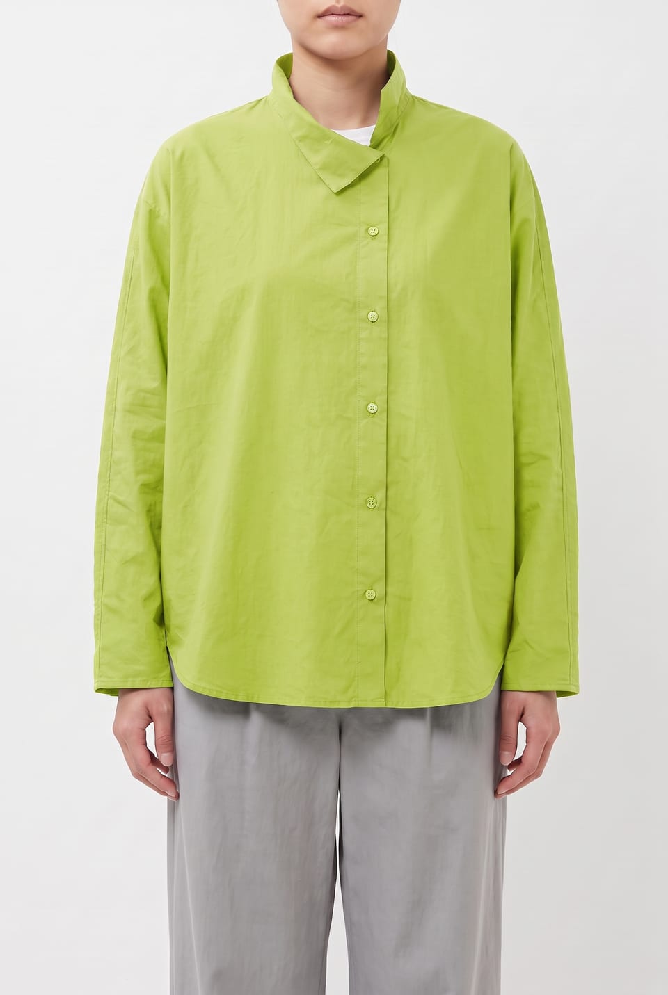 Blouse 6583 - Cotton stretch velvet - 730NEON - 10260710583
