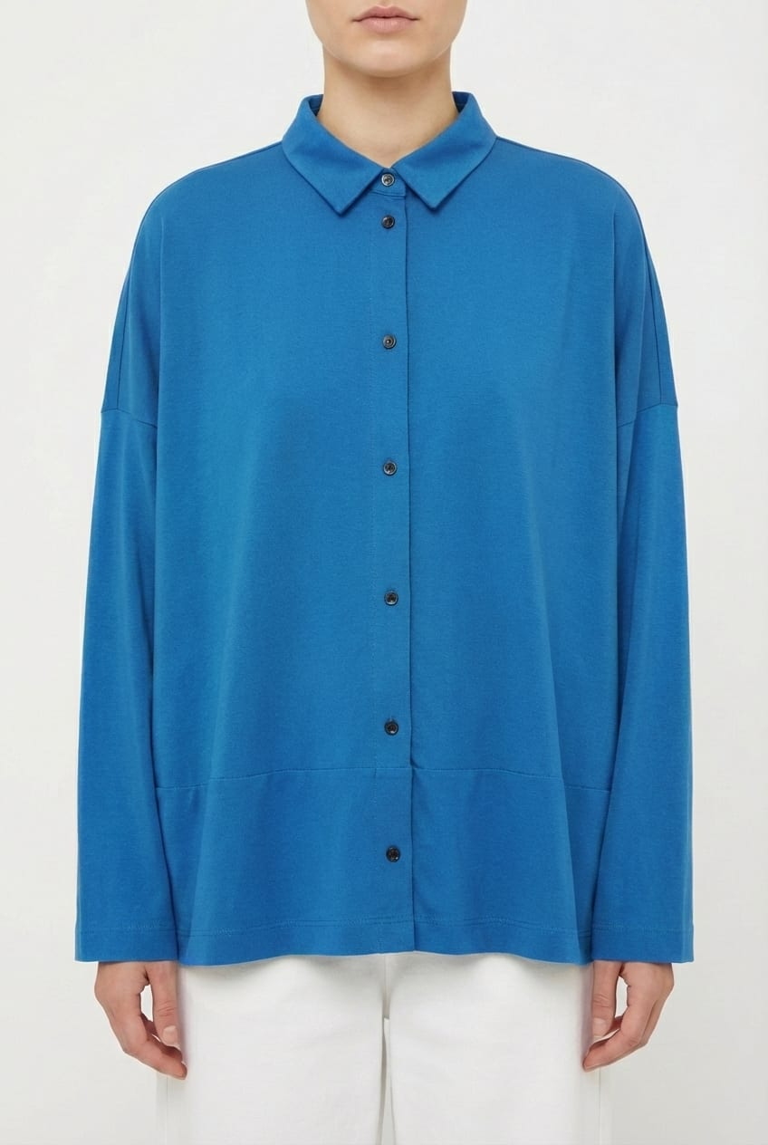 Blouse 6585 - Fließender Lyocell-Jersey - 540HORIZON - 10260710585