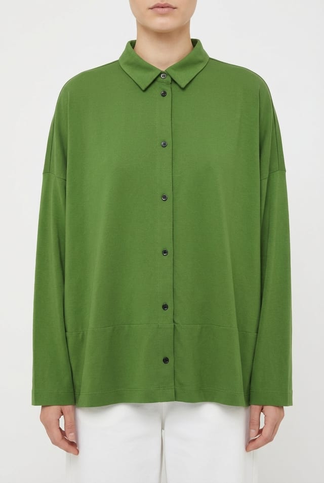 Blouse 6585 - Lyocell Jersey - 660GREEN - 10260710585