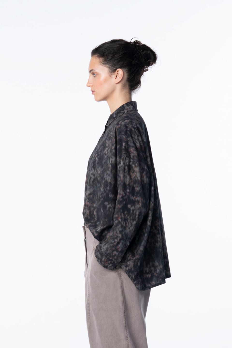 Blouse 6588 - Viskose-Baumwollmix mit Ikatdruck - 360SYRAH - 10260710588