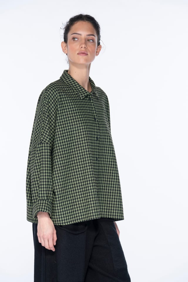Blouse 6589 - Wolmix - 660GREEN - 10260710589